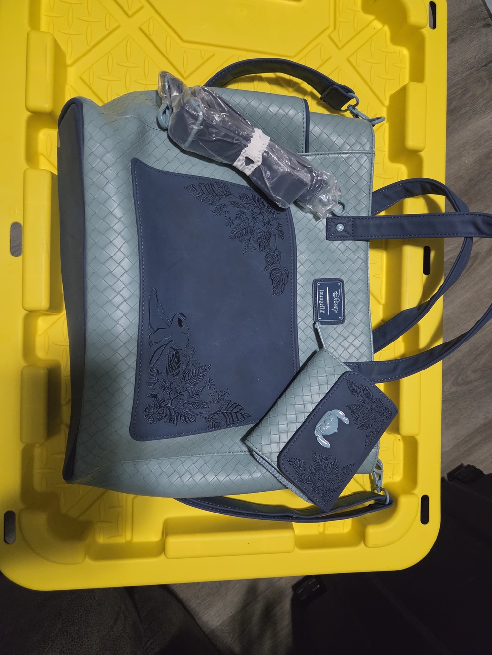 Loungefly Stitch Tote And Wallet